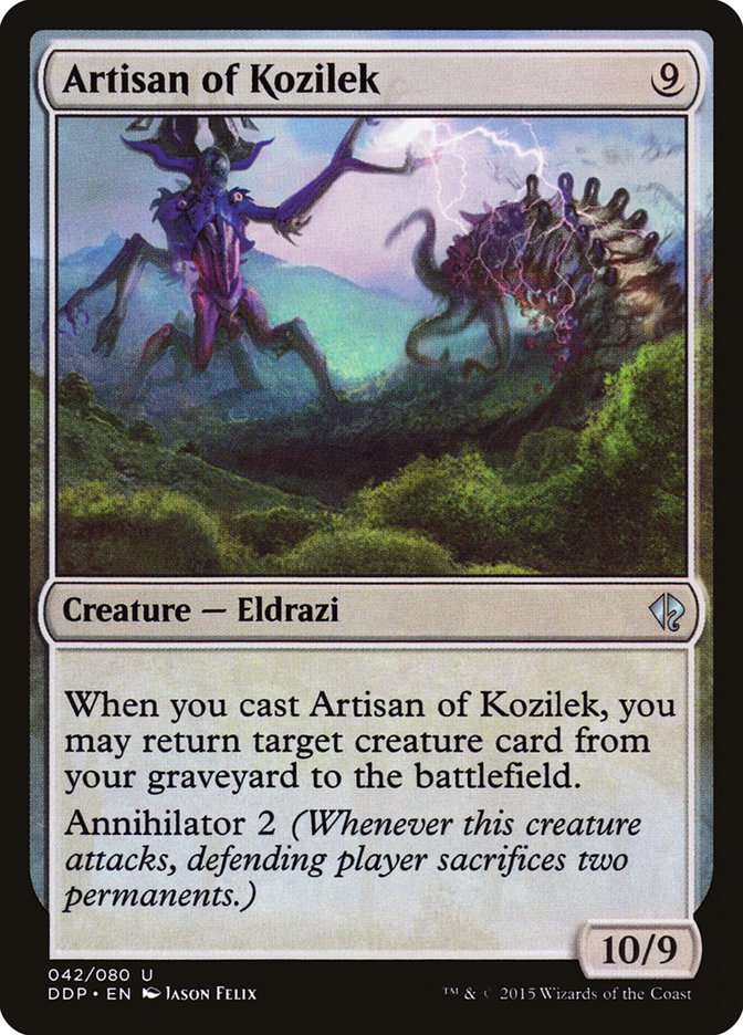 Artisan of Kozilek [Duel Decks: Zendikar vs. Eldrazi] | Dragon's Lair Comics and Fantasy Houston TX