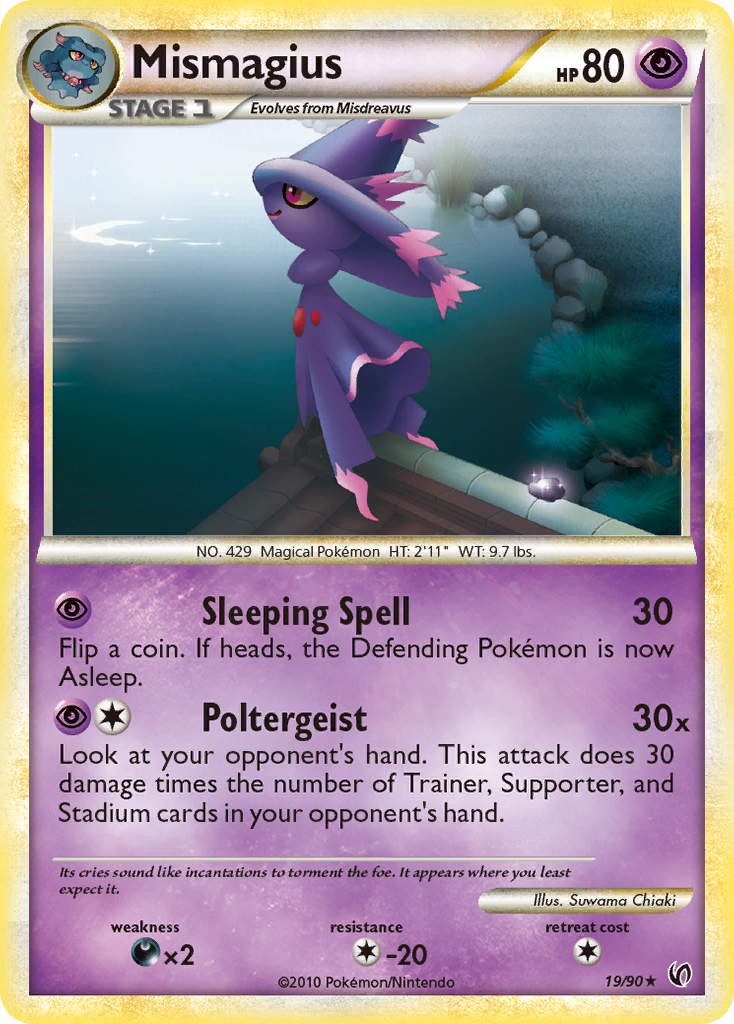 Mismagius (19/90) [HeartGold & SoulSilver: Undaunted] | Dragon's Lair Comics and Fantasy Houston TX