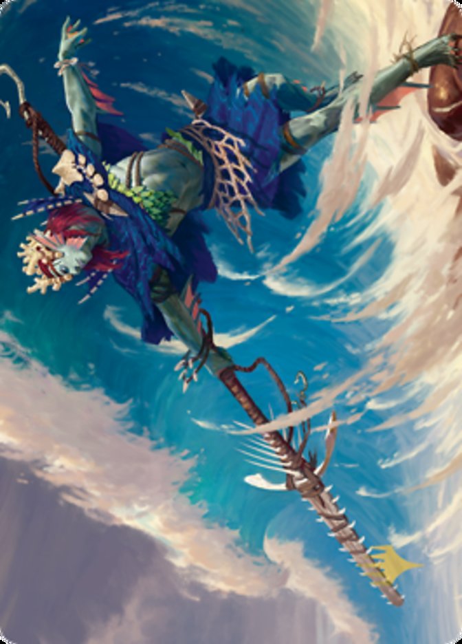 Tazeem Roilmage Art Card (Gold-Stamped Signature) [Zendikar Rising Art Series] | Dragon's Lair Comics and Fantasy Houston TX