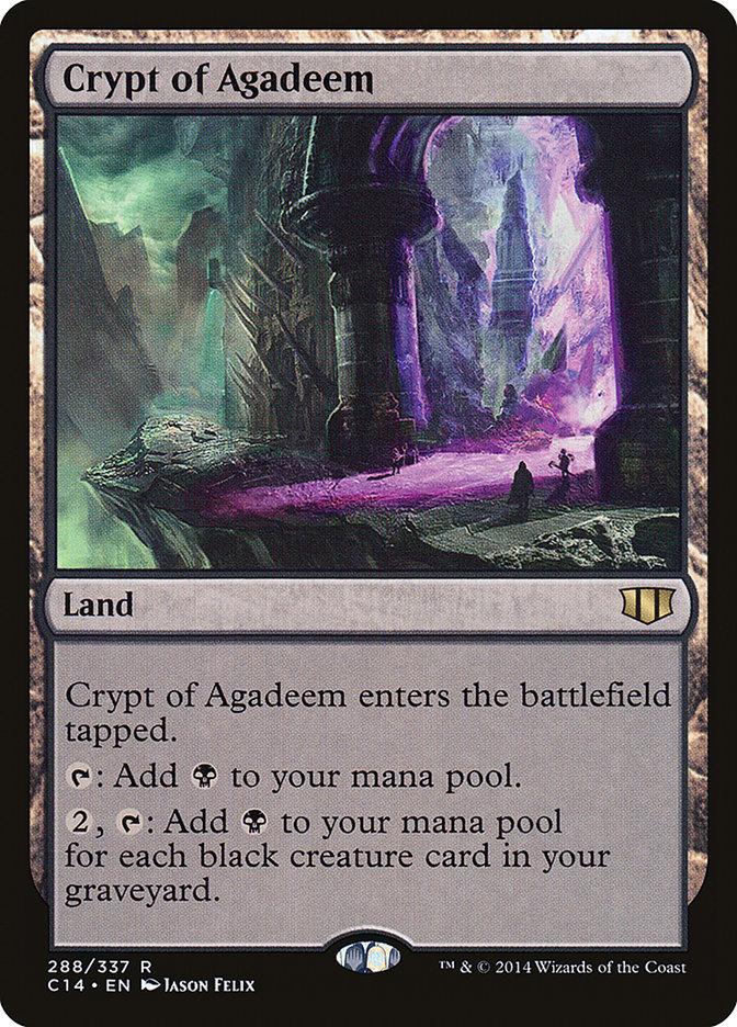 Crypt of Agadeem [Commander 2014] | Dragon's Lair Comics and Fantasy Houston TX