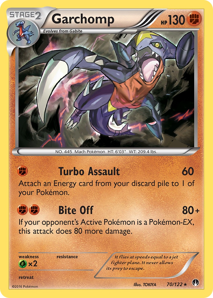 Garchomp (70/122) [XY: BREAKpoint] | Dragon's Lair Comics and Fantasy Houston TX