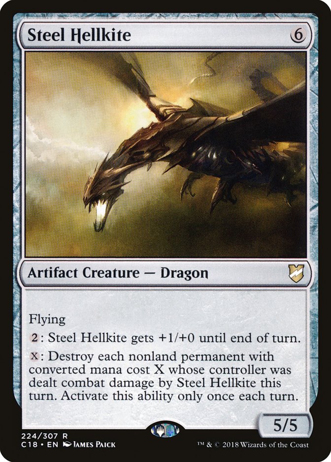 Steel Hellkite [Commander 2018] | Dragon's Lair Comics and Fantasy Houston TX