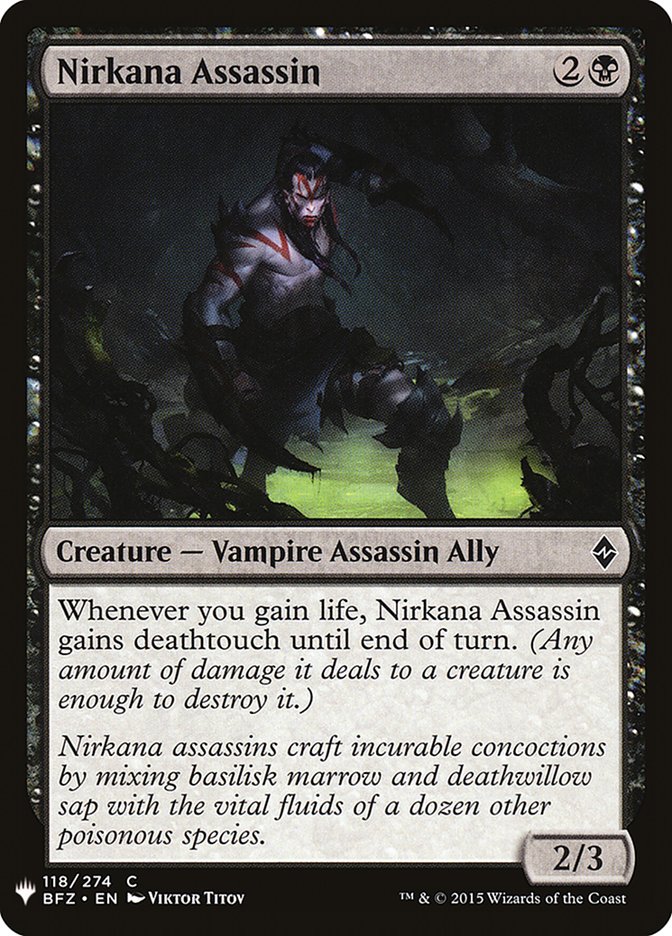 Nirkana Assassin [Mystery Booster] | Dragon's Lair Comics and Fantasy Houston TX