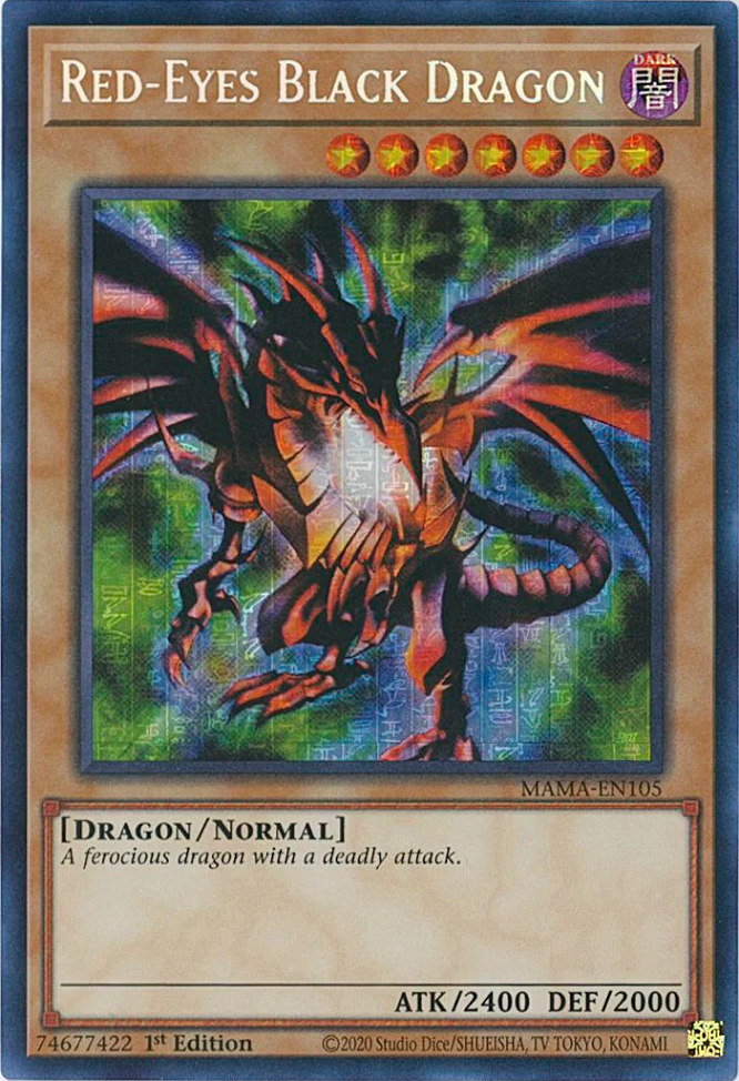 Red-Eyes Black Dragon [MAMA-EN105] Secret Pharaoh's Rare | Dragon's Lair Comics and Fantasy Houston TX