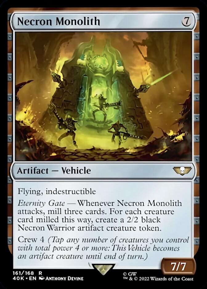 Necron Monolith (Surge Foil) [Warhammer 40,000] | Dragon's Lair Comics and Fantasy Houston TX