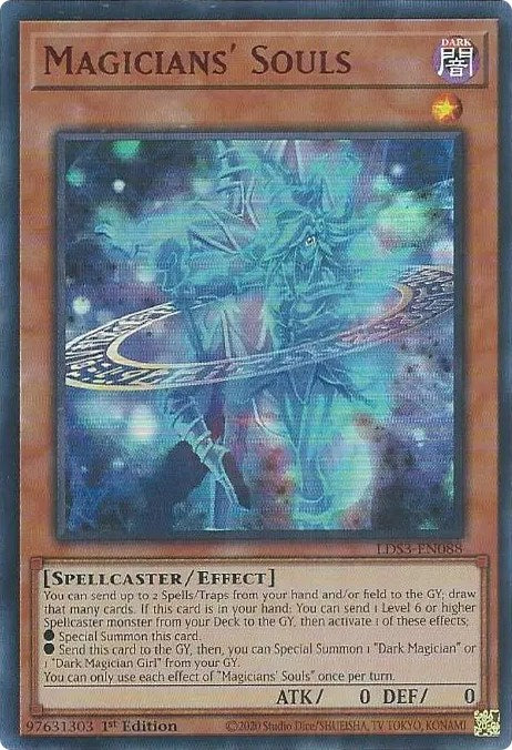 Magicians' Souls (Red) [LDS3-EN088] Ultra Rare | Dragon's Lair Comics and Fantasy Houston TX