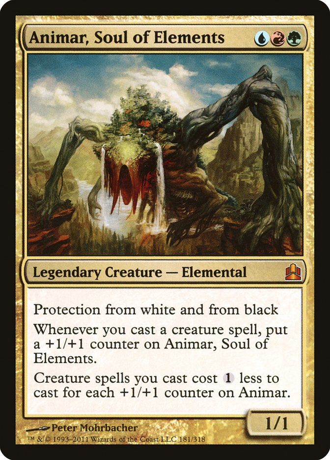 Animar, Soul of Elements [Commander 2011] | Dragon's Lair Comics and Fantasy Houston TX