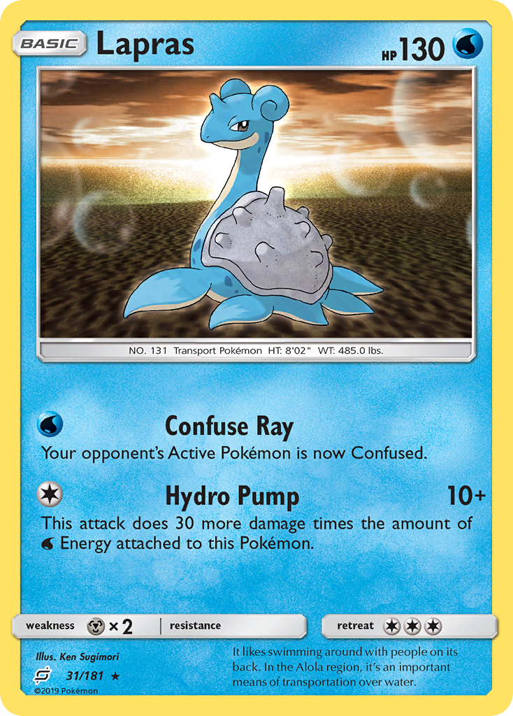 Lapras (31/181) [Sun & Moon: Team Up] | Dragon's Lair Comics and Fantasy Houston TX