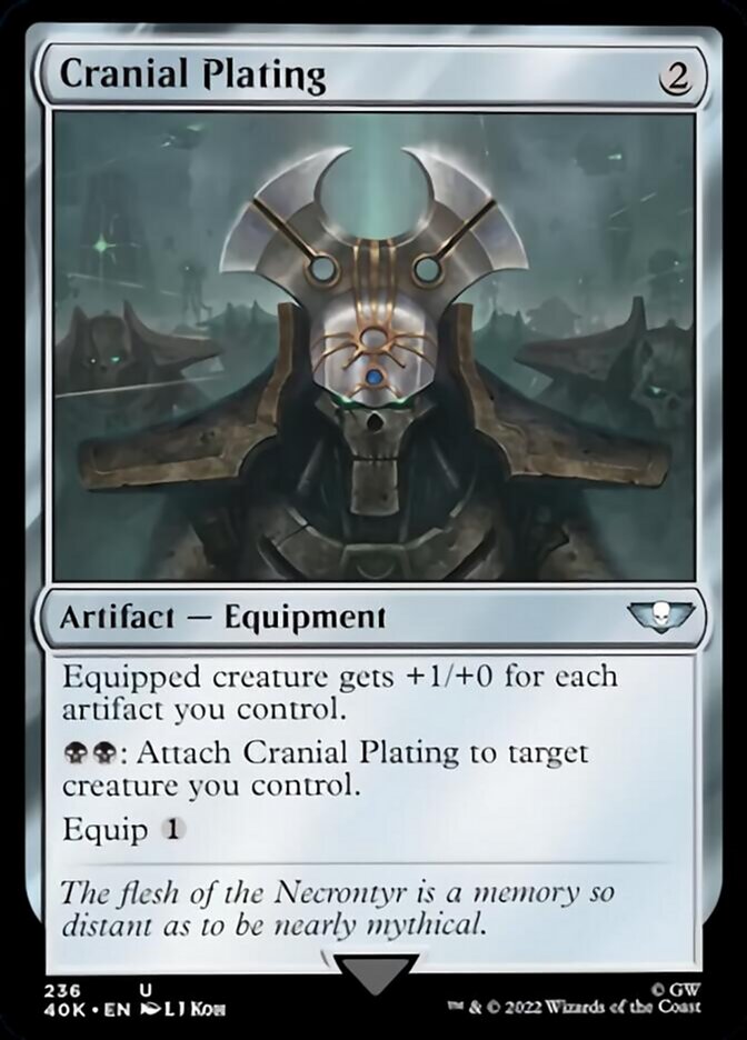Cranial Plating (Surge Foil) [Warhammer 40,000] | Dragon's Lair Comics and Fantasy Houston TX