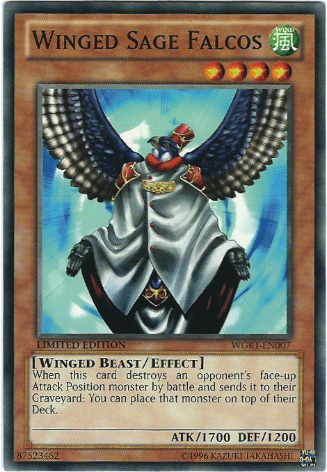Winged Sage Falcos [WGRT-EN007] Common | Dragon's Lair Comics and Fantasy Houston TX