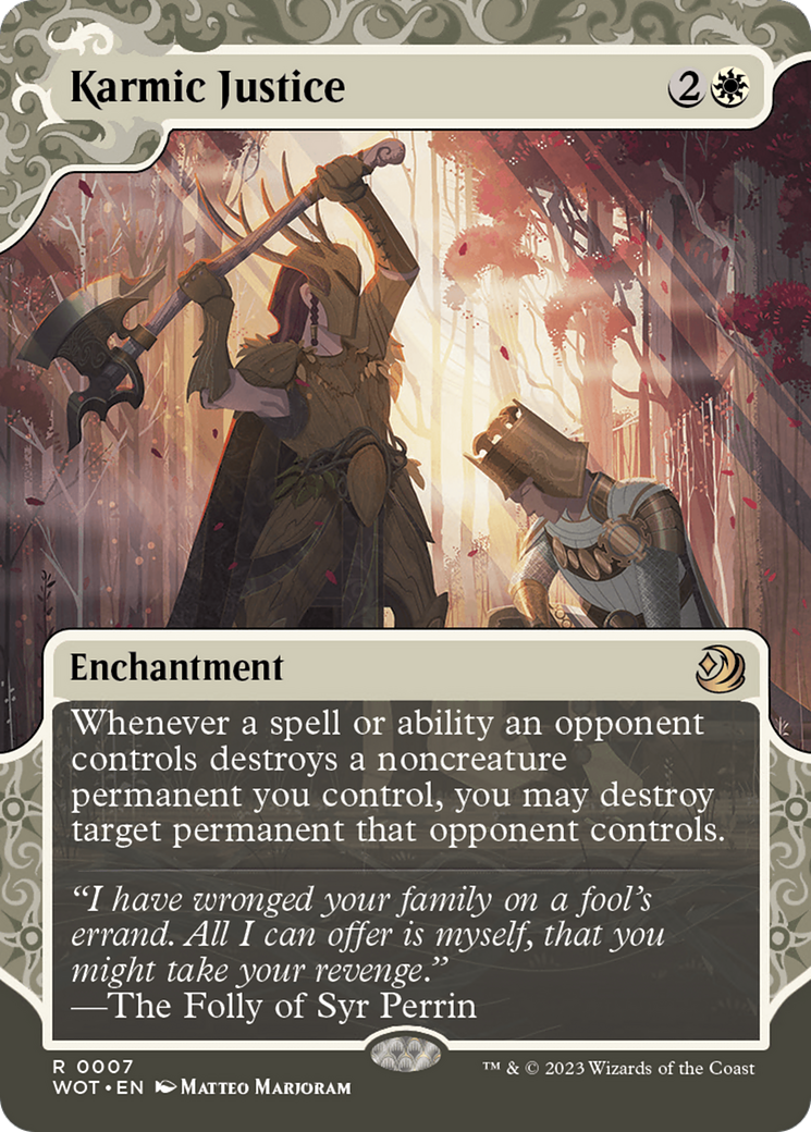 Karmic Justice [Wilds of Eldraine: Enchanting Tales] | Dragon's Lair Comics and Fantasy Houston TX