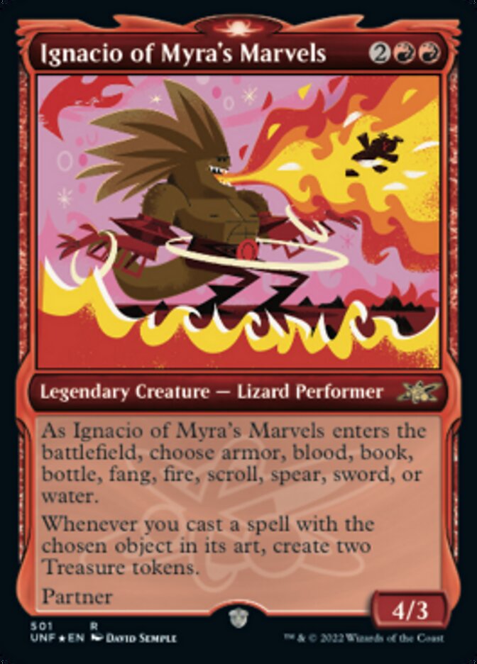 Ignacio of Myra's Marvels (Showcase) (Galaxy Foil) [Unfinity] | Dragon's Lair Comics and Fantasy Houston TX