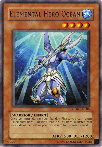 Elemental Hero Ocean [CP07-EN006] Rare | Dragon's Lair Comics and Fantasy Houston TX
