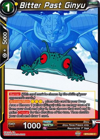 Bitter Past Ginyu (BT5-096) [Miraculous Revival] | Dragon's Lair Comics and Fantasy Houston TX