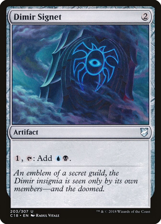 Dimir Signet [Commander 2018] | Dragon's Lair Comics and Fantasy Houston TX
