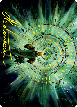 Verdant Mastery Art Card (Gold-Stamped Signature) [Strixhaven: School of Mages Art Series] | Dragon's Lair Comics and Fantasy Houston TX