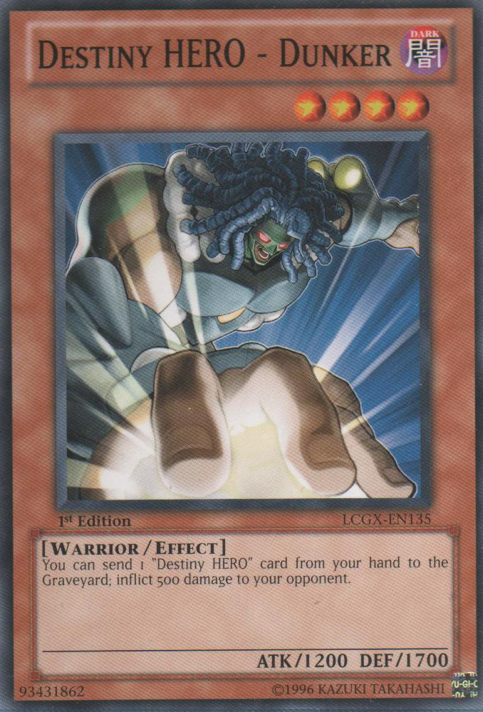 Destiny HERO - Dunker [LCGX-EN135] Common | Dragon's Lair Comics and Fantasy Houston TX