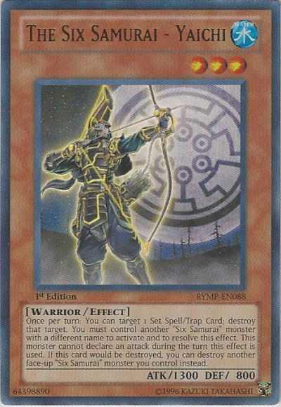 The Six Samurai - Yaichi [RYMP-EN088] Ultra Rare | Dragon's Lair Comics and Fantasy Houston TX