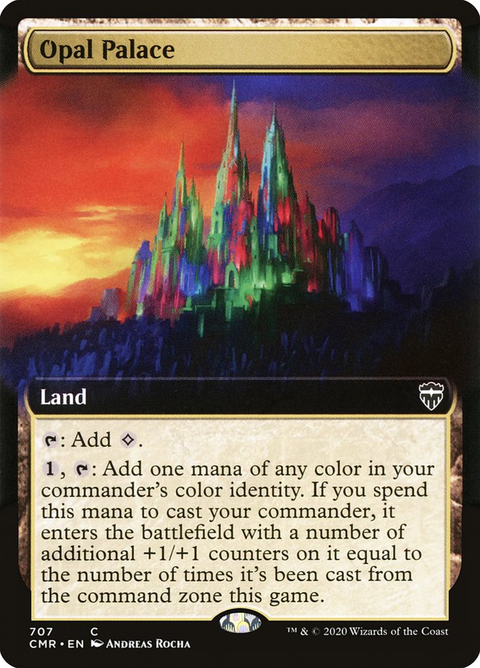 Opal Palace (Extended Art) [Commander Legends] | Dragon's Lair Comics and Fantasy Houston TX