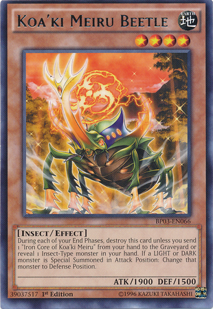 Koa'ki Meiru Beetle [BP03-EN066] Rare | Dragon's Lair Comics and Fantasy Houston TX