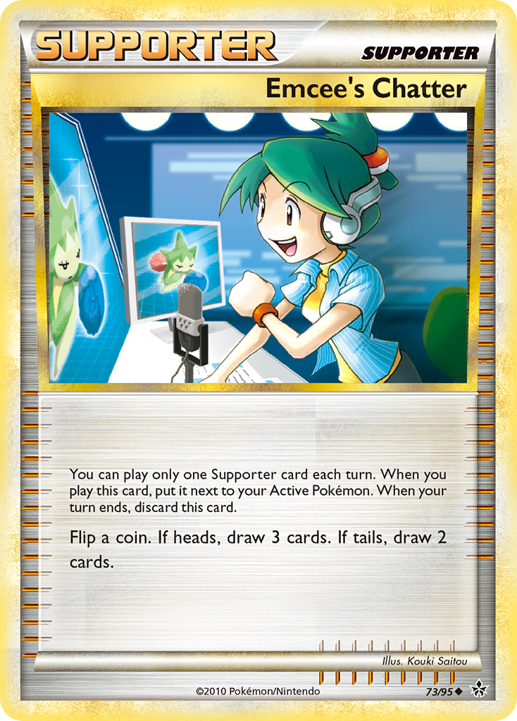 Emcee's Chatter (73/95) [HeartGold & SoulSilver: Unleashed] | Dragon's Lair Comics and Fantasy Houston TX