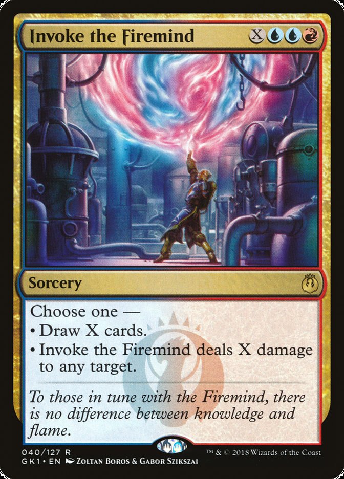Invoke the Firemind [Guilds of Ravnica Guild Kit] | Dragon's Lair Comics and Fantasy Houston TX