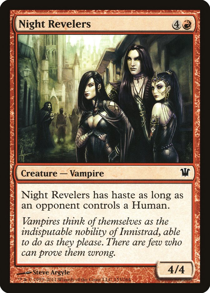 Night Revelers [Innistrad] | Dragon's Lair Comics and Fantasy Houston TX