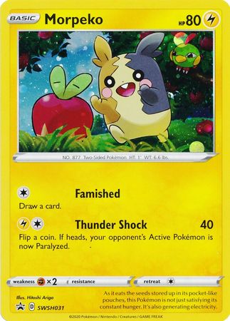 Morpeko (SWSH031) [Sword & Shield: Black Star Promos] | Dragon's Lair Comics and Fantasy Houston TX