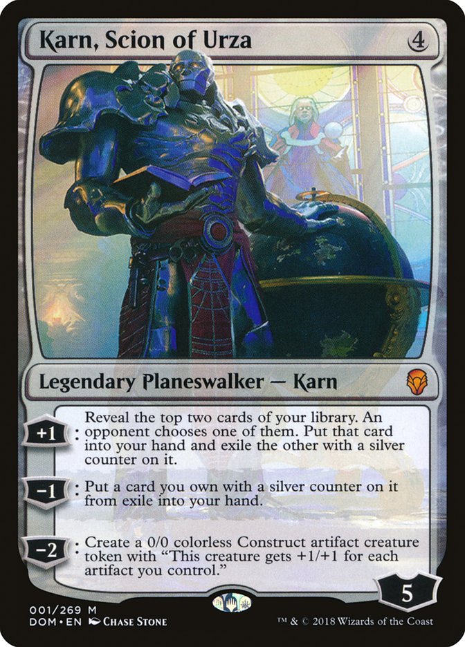 Karn, Scion of Urza [Dominaria] | Dragon's Lair Comics and Fantasy Houston TX