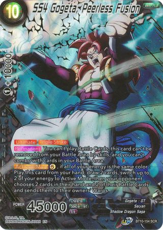 SS4 Gogeta, Peerless Fusion (BT10-154) [Rise of the Unison Warrior 2nd Edition] | Dragon's Lair Comics and Fantasy Houston TX