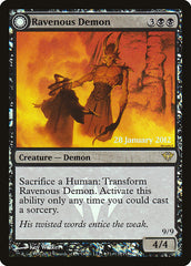 Ravenous Demon // Archdemon of Greed [Dark Ascension Prerelease Promos] | Dragon's Lair Comics and Fantasy Houston TX