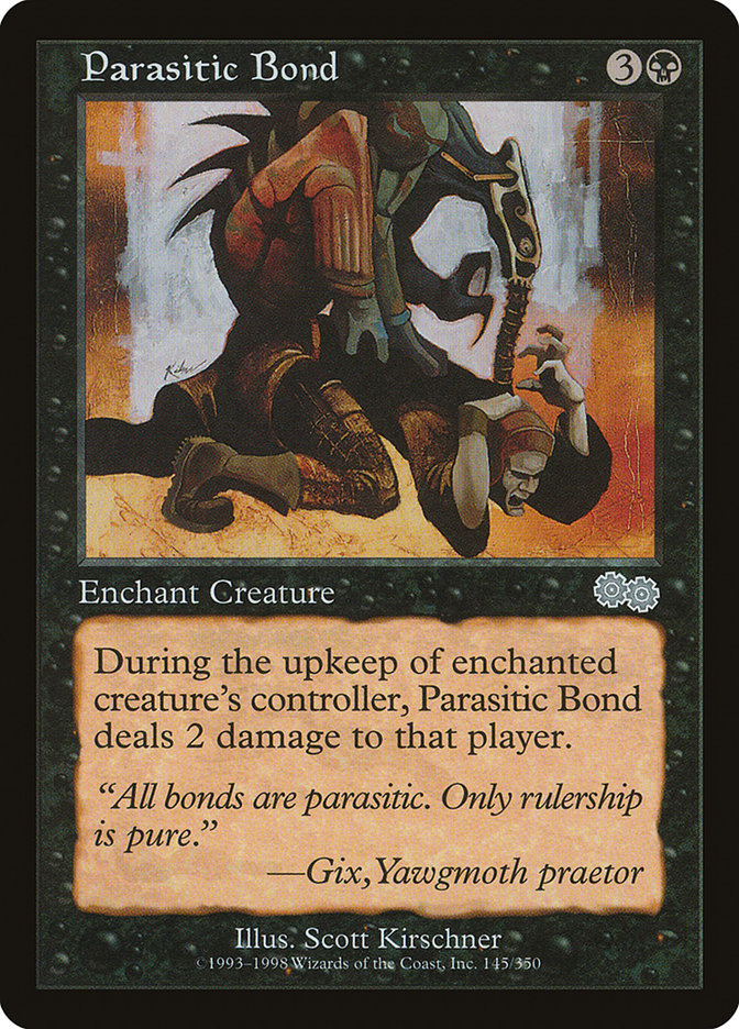 Parasitic Bond [Urza's Saga] | Dragon's Lair Comics and Fantasy Houston TX