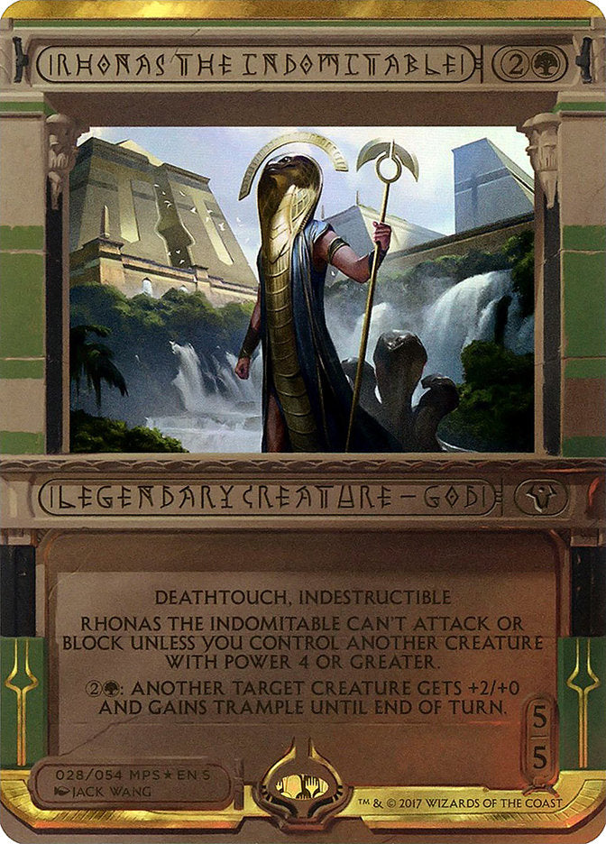 Rhonas the Indomitable (Invocation) [Amonkhet Invocations] | Dragon's Lair Comics and Fantasy Houston TX