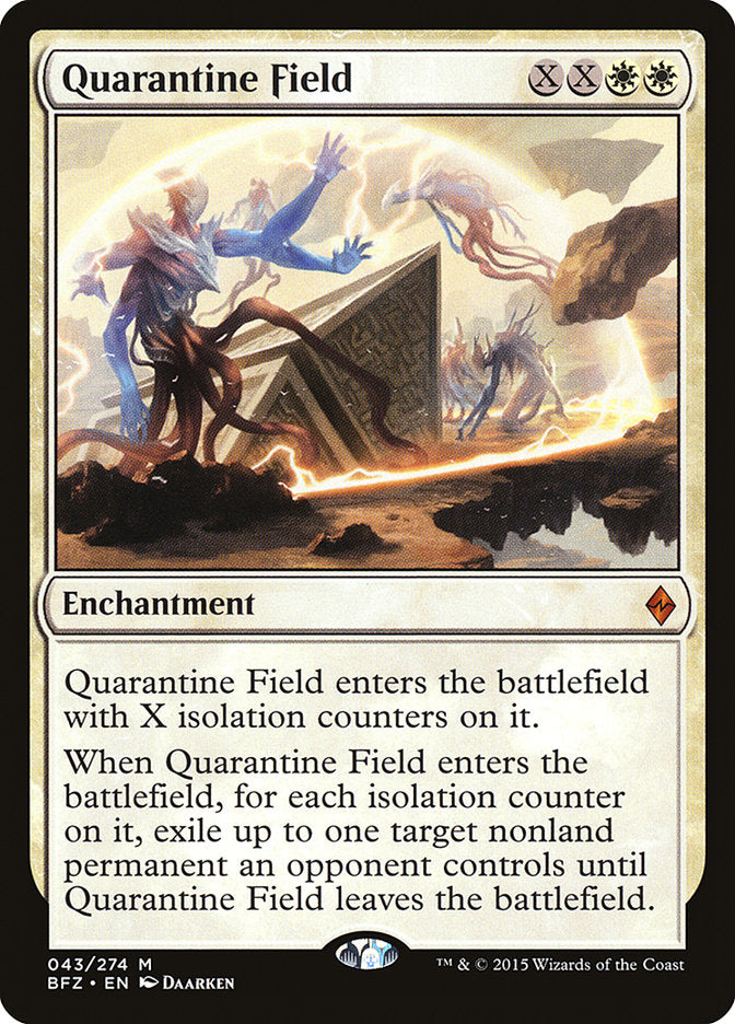 Quarantine Field [Battle for Zendikar] | Dragon's Lair Comics and Fantasy Houston TX