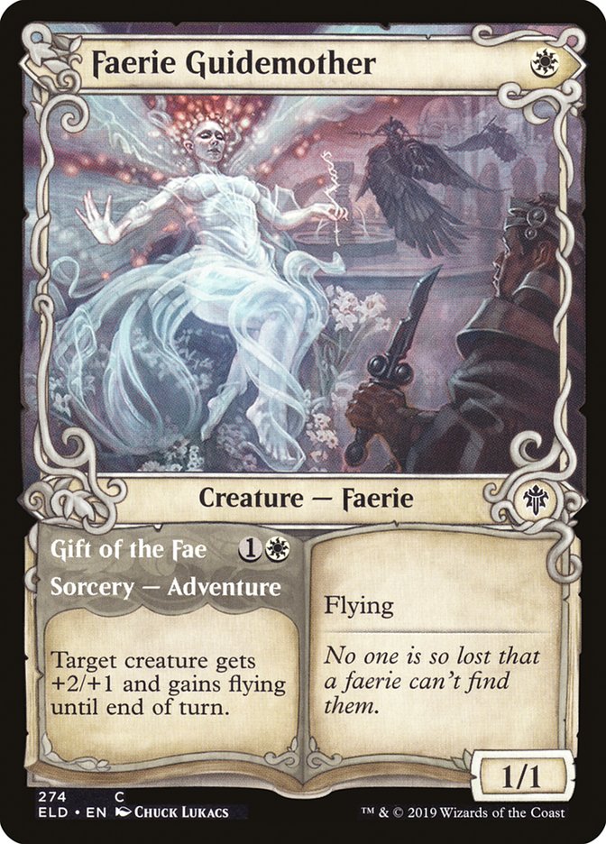 Faerie Guidemother // Gift of the Fae (Showcase) [Throne of Eldraine] | Dragon's Lair Comics and Fantasy Houston TX