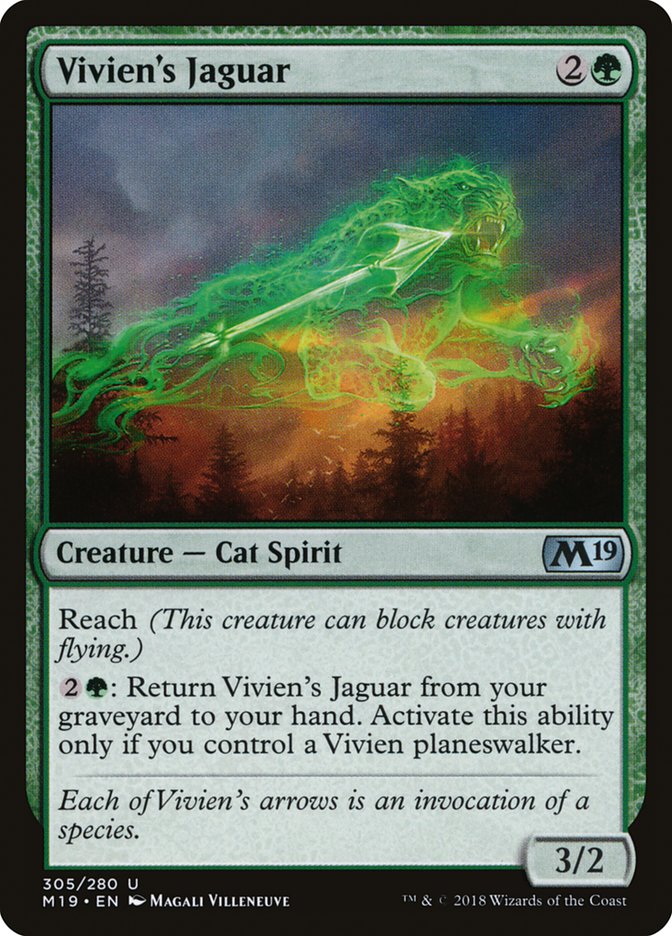 Vivien's Jaguar [Core Set 2019] | Dragon's Lair Comics and Fantasy Houston TX