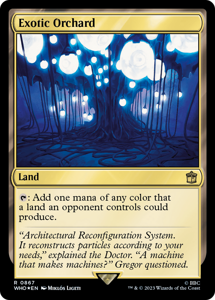 Exotic Orchard (Surge Foil) [Doctor Who] | Dragon's Lair Comics and Fantasy Houston TX