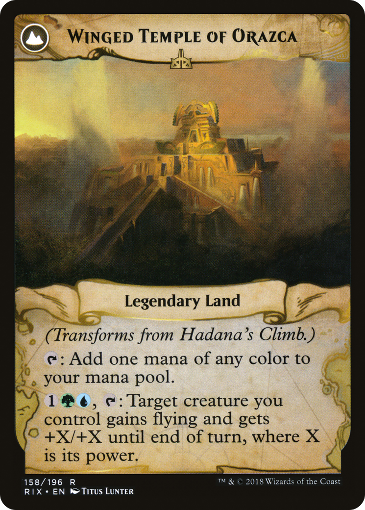 Hadana's Climb // Winged Temple of Orazca [Secret Lair: From Cute to Brute] | Dragon's Lair Comics and Fantasy Houston TX