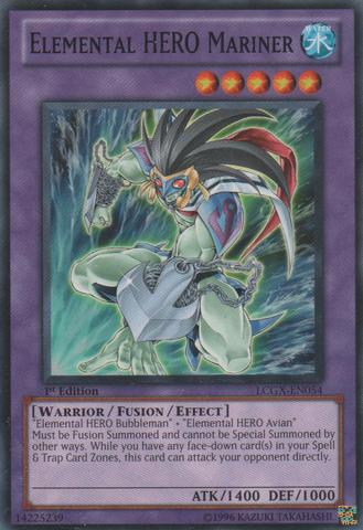 Elemental HERO Mariner [LCGX-EN054] Common | Dragon's Lair Comics and Fantasy Houston TX