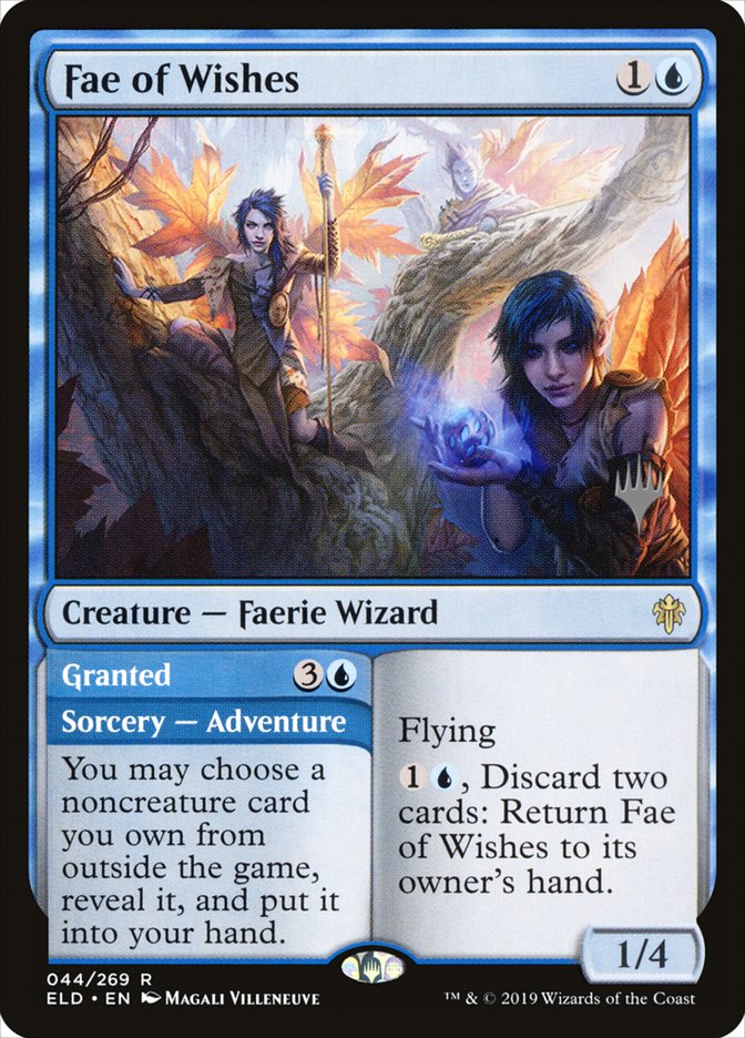 Fae of Wishes // Granted (Promo Pack) [Throne of Eldraine Promos] | Dragon's Lair Comics and Fantasy Houston TX