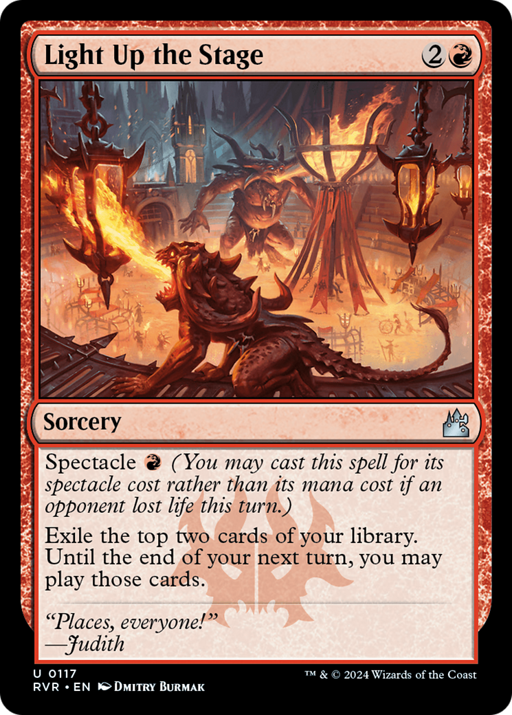 Light Up the Stage [Ravnica Remastered] | Dragon's Lair Comics and Fantasy Houston TX