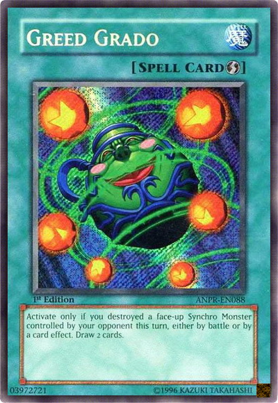 Greed Grado [ANPR-EN088] Secret Rare | Dragon's Lair Comics and Fantasy Houston TX