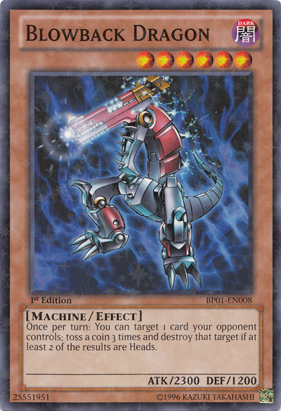 Blowback Dragon [BP01-EN008] Starfoil Rare | Dragon's Lair Comics and Fantasy Houston TX