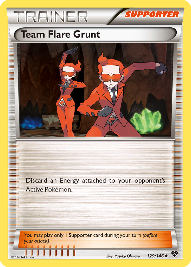 Team Flare Grunt (129/146) [XY: Base Set] | Dragon's Lair Comics and Fantasy Houston TX