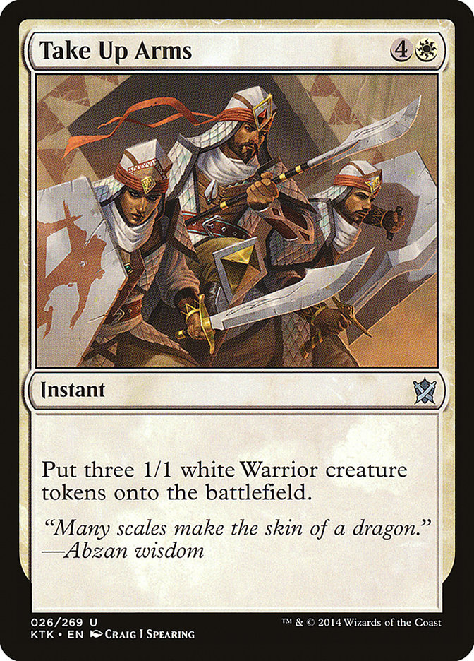 Take Up Arms [Khans of Tarkir] | Dragon's Lair Comics and Fantasy Houston TX