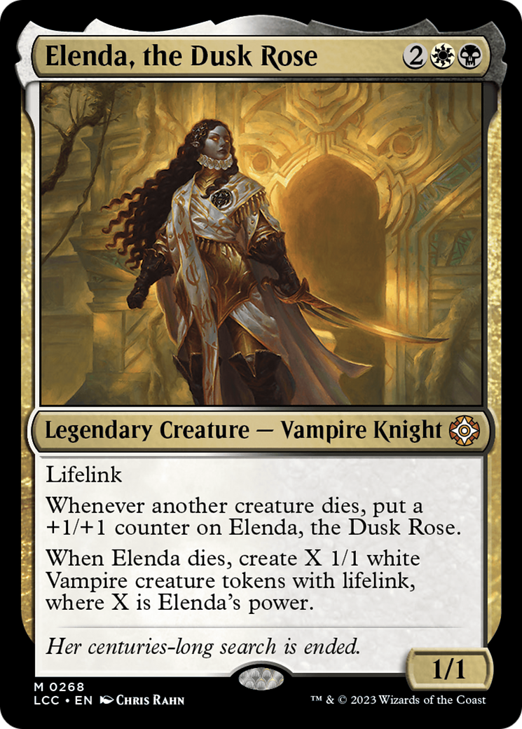 Elenda, the Dusk Rose [The Lost Caverns of Ixalan Commander] | Dragon's Lair Comics and Fantasy Houston TX