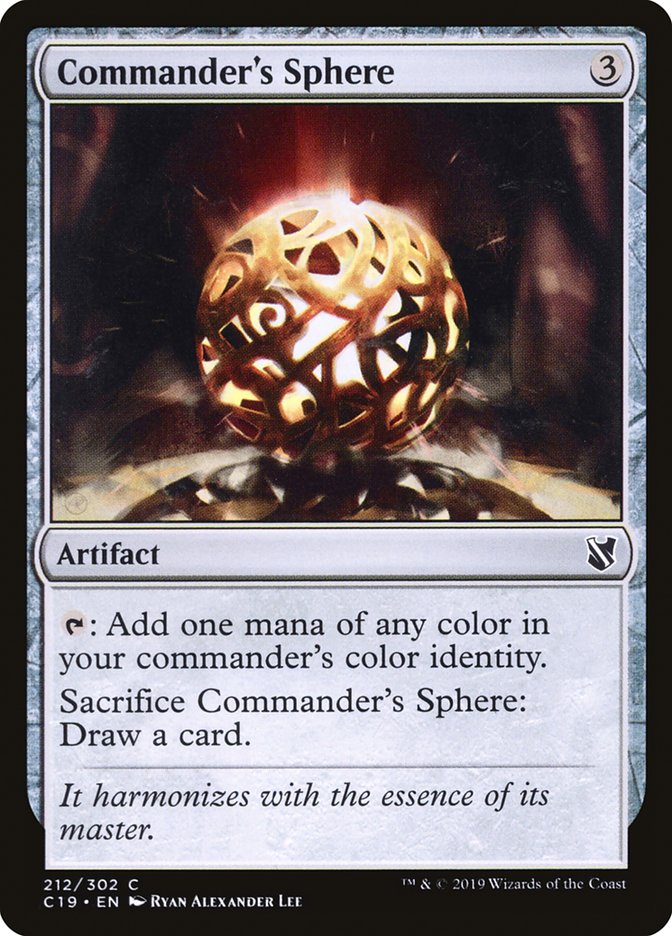Commander's Sphere [Commander 2019] | Dragon's Lair Comics and Fantasy Houston TX