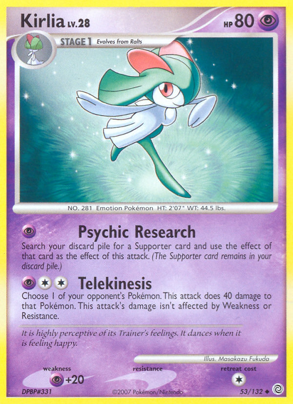 Kirlia (53/132) [Diamond & Pearl: Secret Wonders] | Dragon's Lair Comics and Fantasy Houston TX