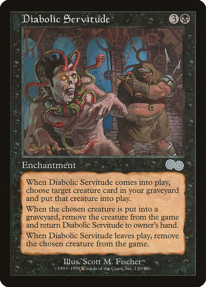 Diabolic Servitude [Urza's Saga] | Dragon's Lair Comics and Fantasy Houston TX