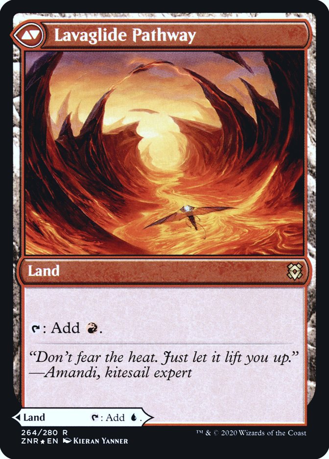 Riverglide Pathway // Lavaglide Pathway [Zendikar Rising Prerelease Promos] | Dragon's Lair Comics and Fantasy Houston TX